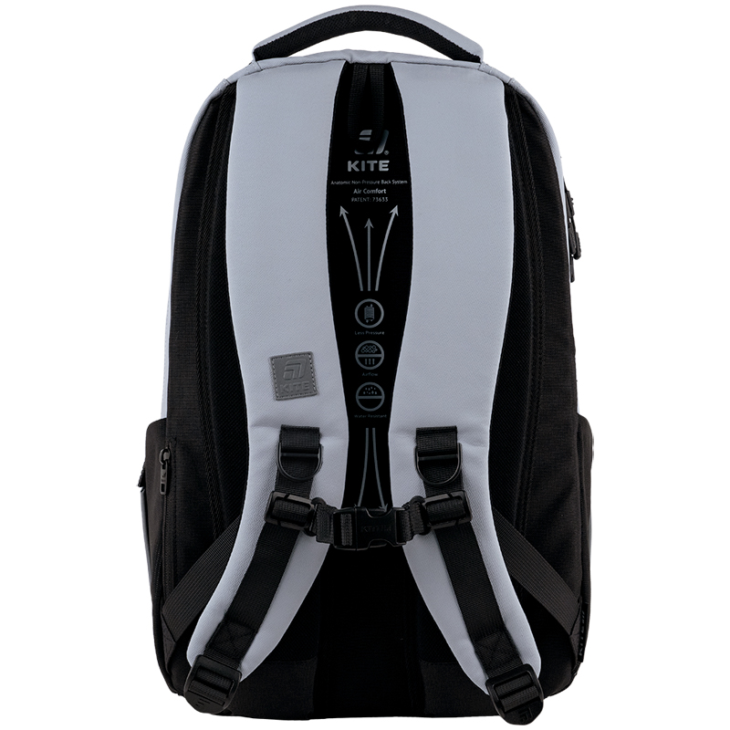 Kite Ergonomic Teen Backpack Grey-Purple - K25-2578L-2