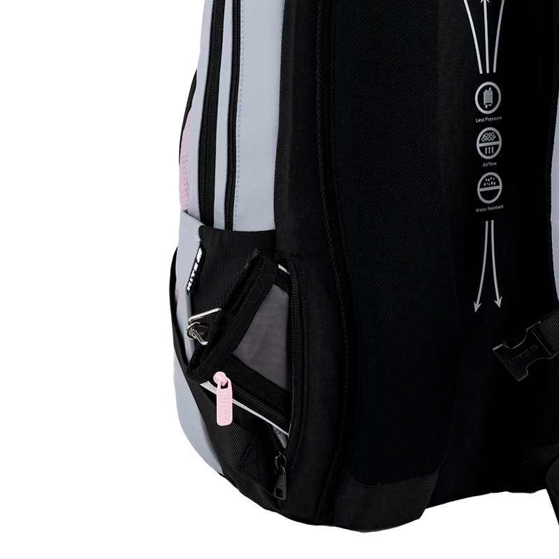 Kite Ergonomic Teen Backpack Grey-Purple - K25-2578L-2