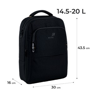 Kite Expandable AGS Backpack Black 