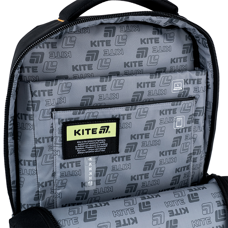 Ergonomic Black School & Travel Backpack for Teens – Kite K25-2579L