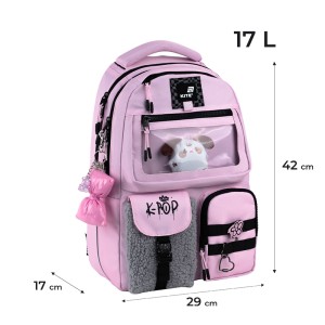 Kite Pink K-POP Orthopedic School Backpack