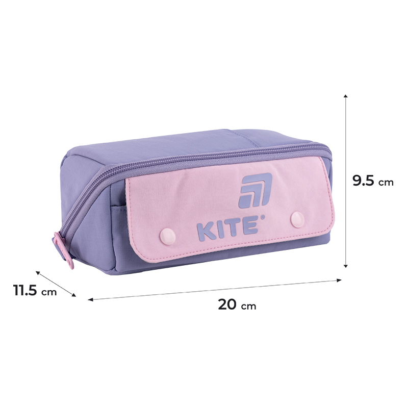 Kite K25-2702-2 Purple Pencil Case – Dual-Use Organizer