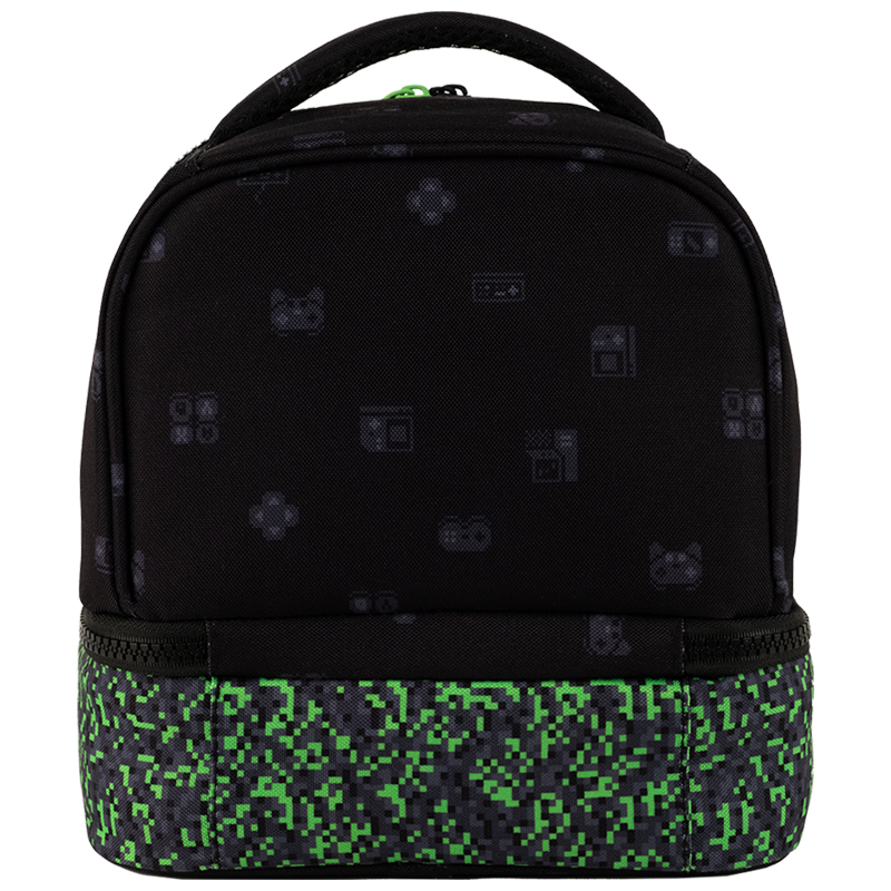 Kite K25-2708-1 Thermos Lunch Bag – Dual Compartment Insulated Black Design