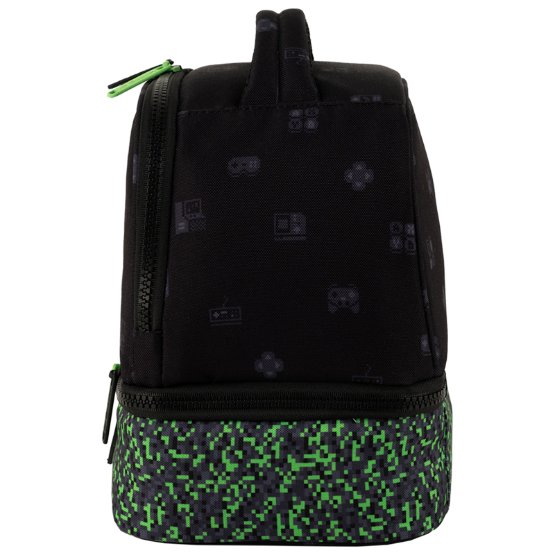 Kite K25-2708-1 Thermos Lunch Bag – Dual Compartment Insulated Black Design