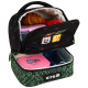 Kite K25-2708-1 Thermos Lunch Bag – Dual Compartment Insulated Black Design