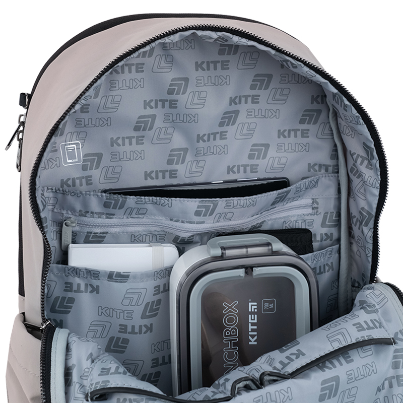 Kite Beige Backpack for Teens – Stylish & Practical