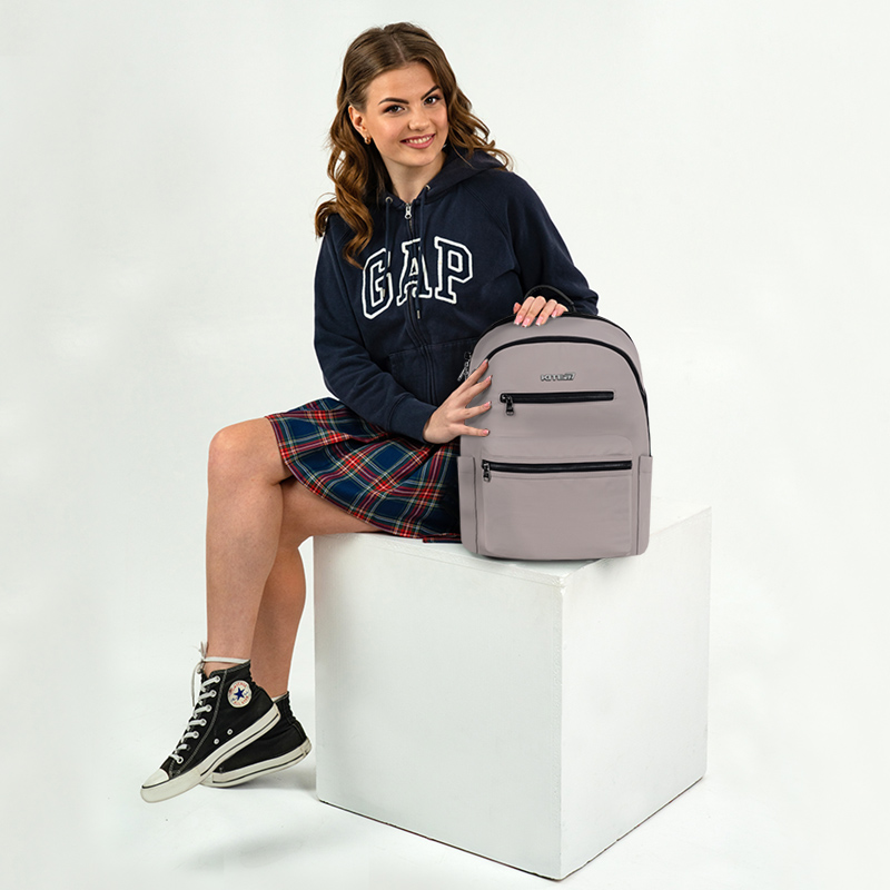 Kite Beige Backpack for Teens – Stylish & Practical