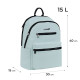 Kite Blue Backpack for Teens – Sleek, Smart & Versatile