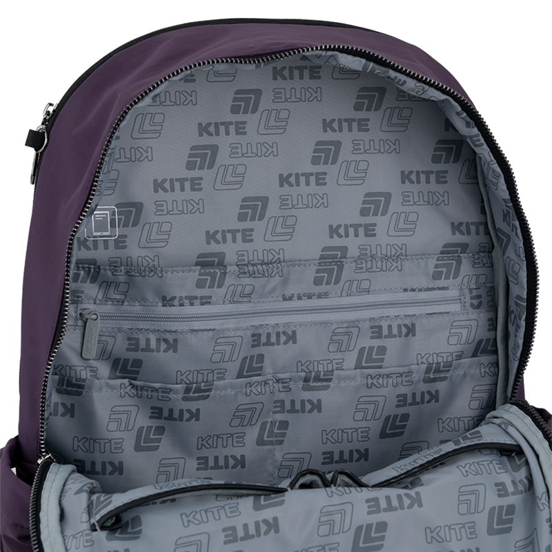 Dark Purple Backpack for Teens – Elegant & Versatile by Kite