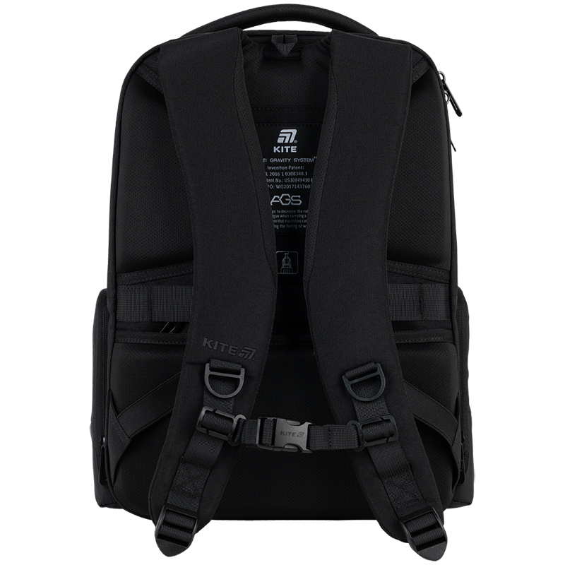 Ergonomic & Stylish Kite Backpack K25-2722L Black