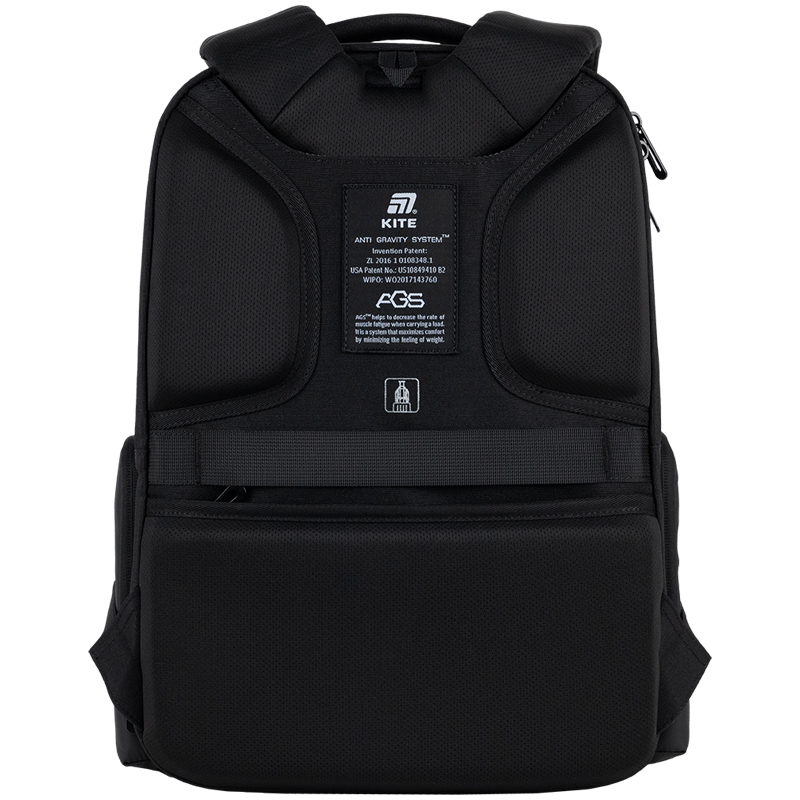 Ergonomic & Stylish Kite Backpack K25-2722L Black