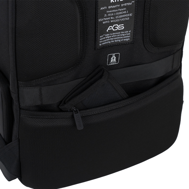 Ergonomic & Stylish Kite Backpack K25-2722L Black
