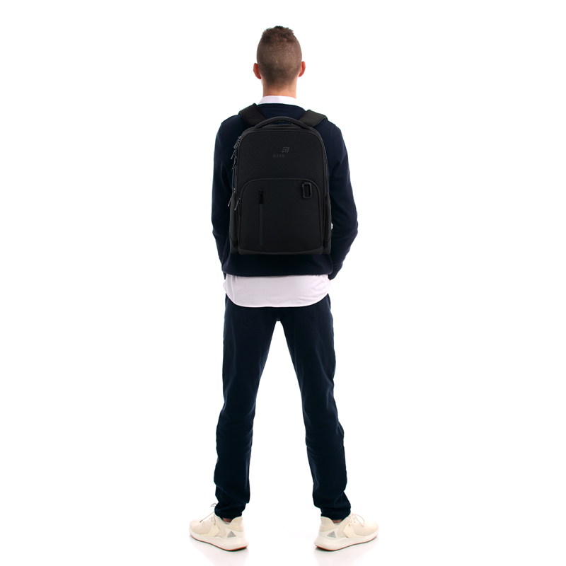 Ergonomic & Stylish Kite Backpack K25-2722L Black
