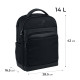 Kite K25-2723M Black Backpack – Business-Ready & Comfortable
