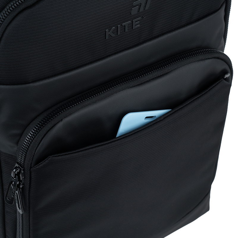 Kite K25-2723M Black Backpack – Business-Ready & Comfortable