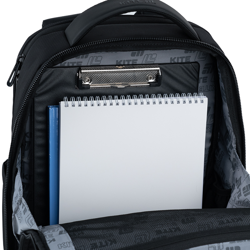 Kite K25-2723M Black Backpack – Business-Ready & Comfortable