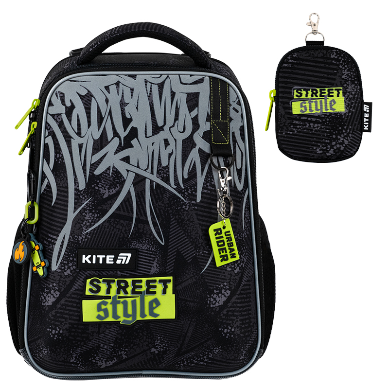 Orthopedic Frame Backpack Kite K25-531M-4 – Street Style for Grades 1–4