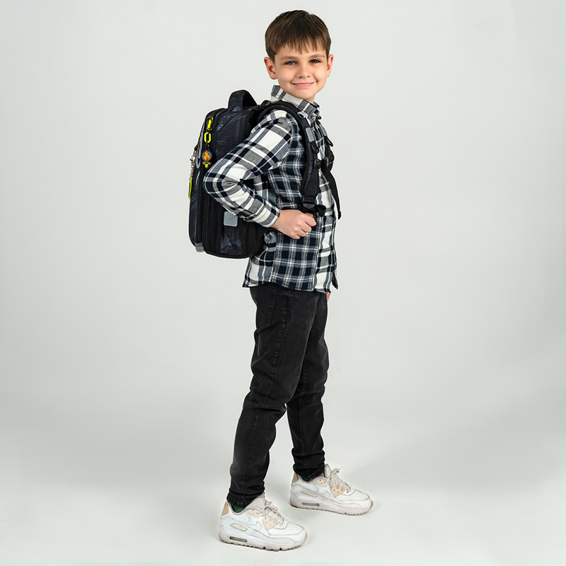Orthopedic Frame Backpack Kite K25-531M-4 – Street Style for Grades 1–4