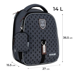 Backpack school frame Kite Education College Line Boy 