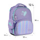 Kite K25-556m-1 Violet School Frame Backpack with Wallet