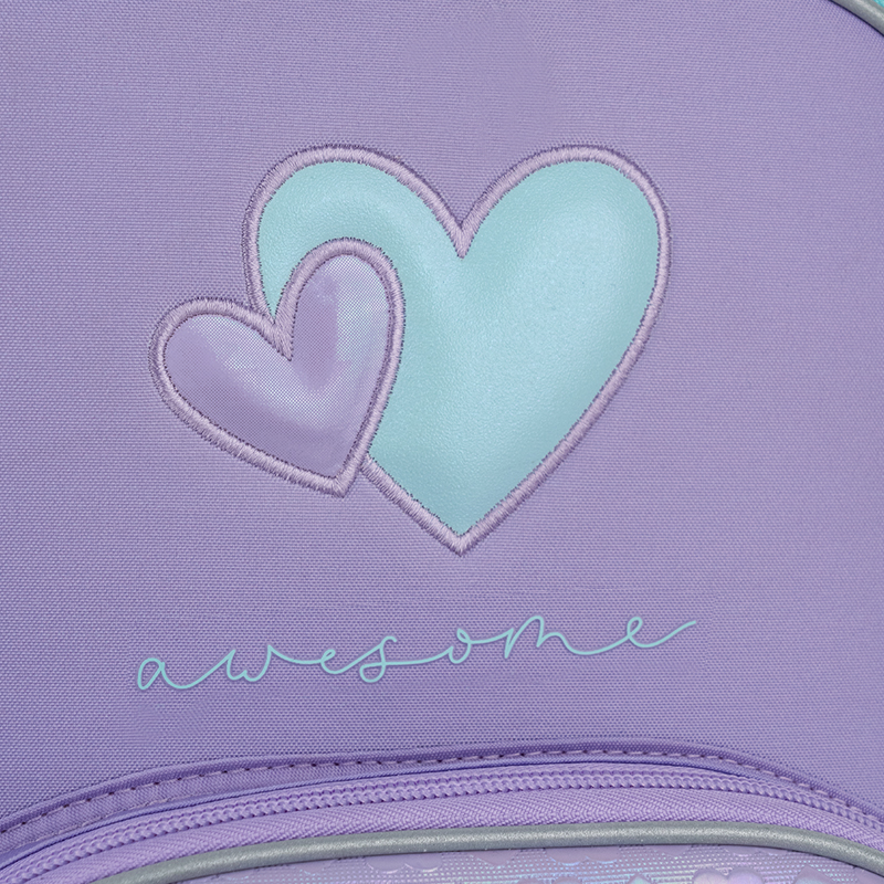 Kite K25-556m-1 Violet School Frame Backpack with Wallet