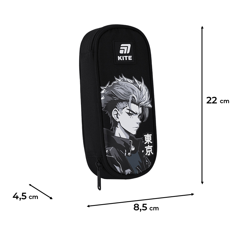 Kite Anime Boy Pencil Case K25-599-12 – Smart, Stylish & Functional