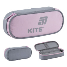 Pencil case Kite K25-599-17 Pink-Grey