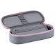 Stylish Kite K25-599-17 Pink-Grey Pencil Case for High School