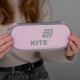 Stylish Kite K25-599-17 Pink-Grey Pencil Case for High School
