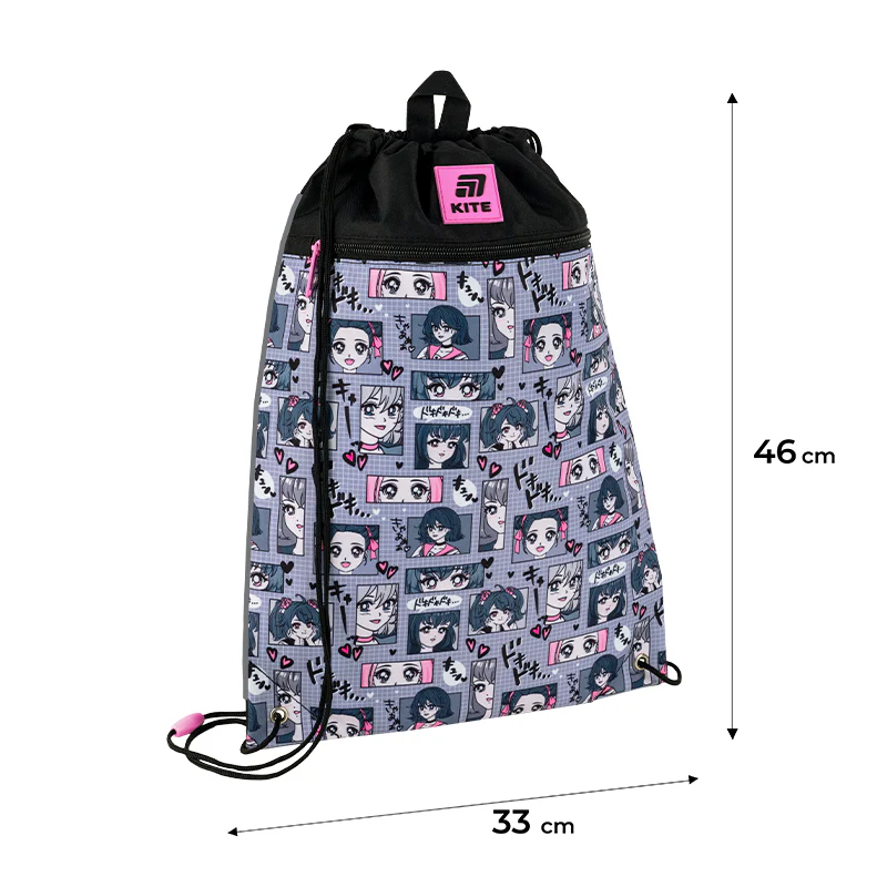 Kite Anime Girl Shoe Bag K25-601m-9 – Lightweight & Safe