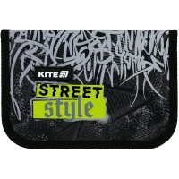 Pencil case without filling Kite Street Style, 1 compartment, 1 lapel