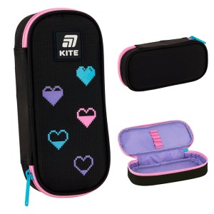Pencil case Kite Colorsplash Black