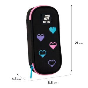 Pencil case Kite Colorsplash Black