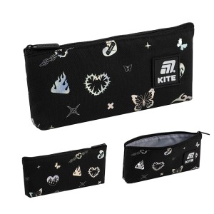 Pencil case Kite Heart Black