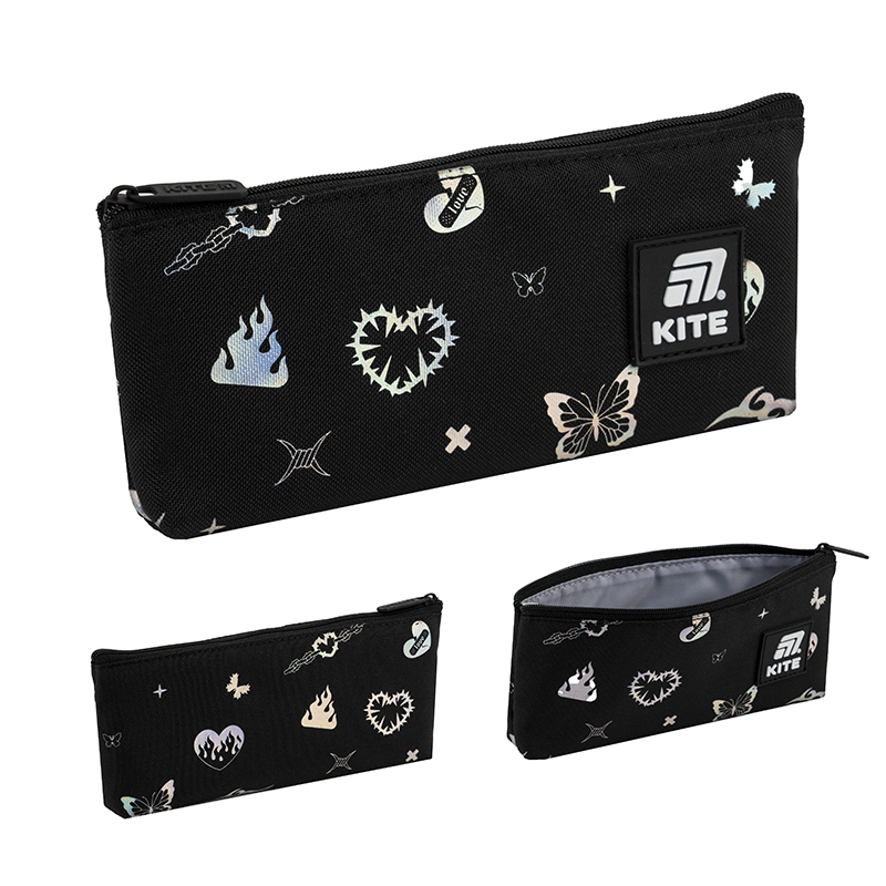 Kite K25-680-2 Black Pencil Case – Sleek, Compact & Stylish