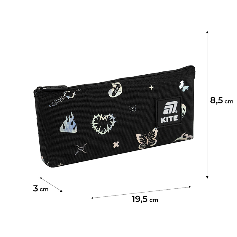 Kite K25-680-2 Black Pencil Case – Sleek, Compact & Stylish