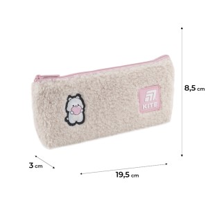 Pencil case Kite Plush Beige