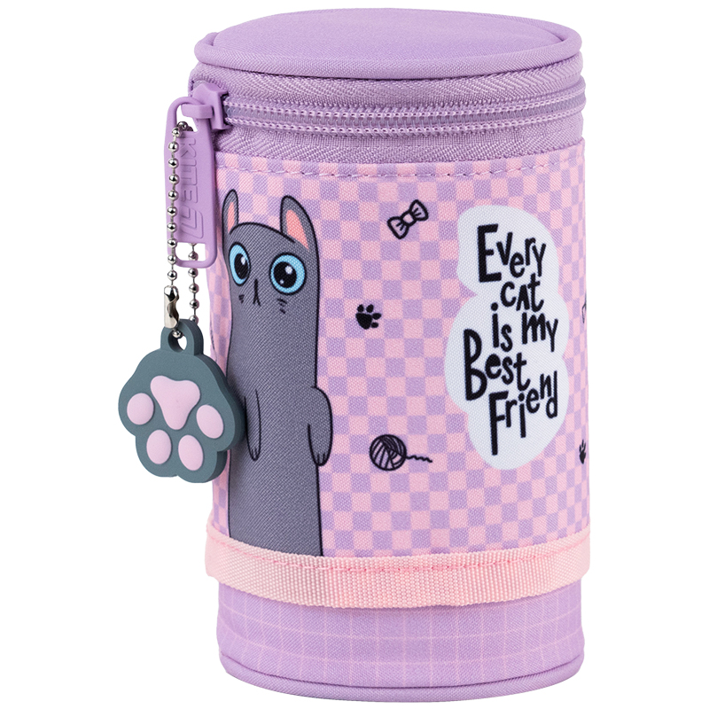 Kite K25-684-3 Lazy Cats Pencil Case – Expandable & Fun