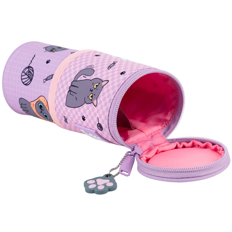 Kite K25-684-3 Lazy Cats Pencil Case – Expandable & Fun