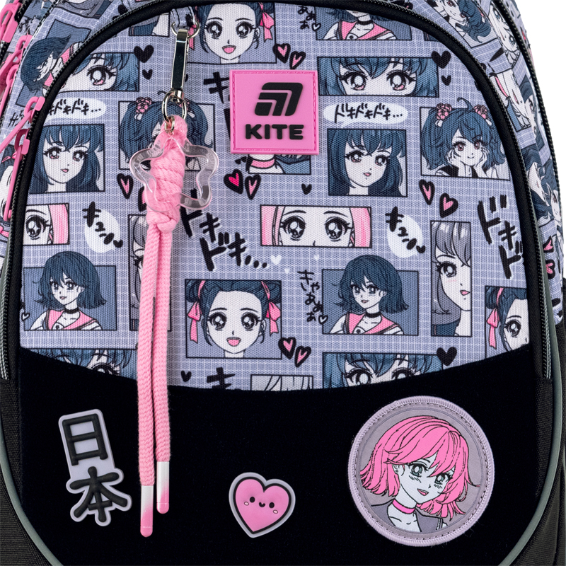 Anime Girl Orthopedic School Backpack Kite K25-700M-1