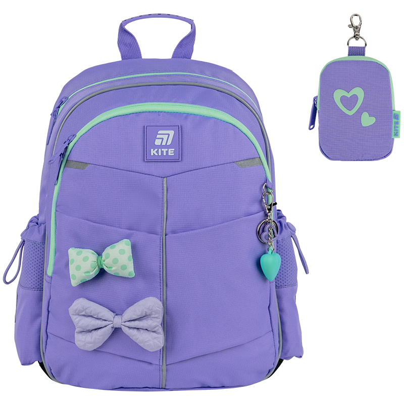 Soft Violet School Backpack for Girls – Lightweight & Supportive