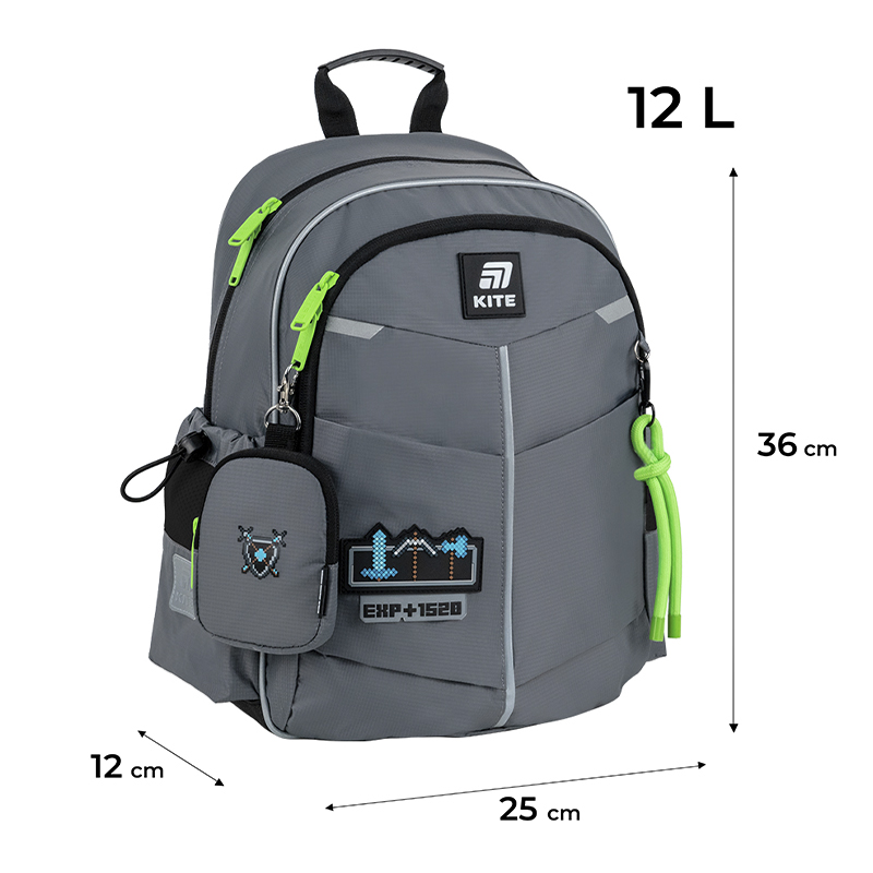 Light & Comfortable – Kite Education K25-771S-6 School Backpack