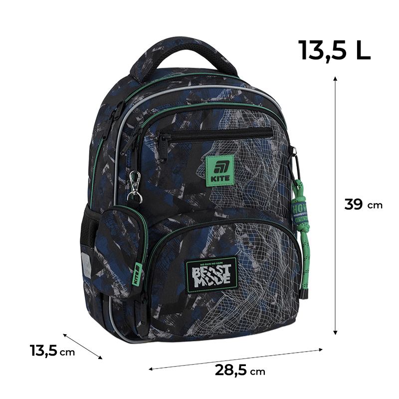 Beast Mode School Backpack – Light, Smart & Ergonomic