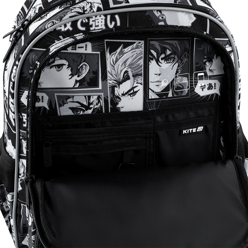 Kite Anime Boy School Backpack – Lightweight & Organized