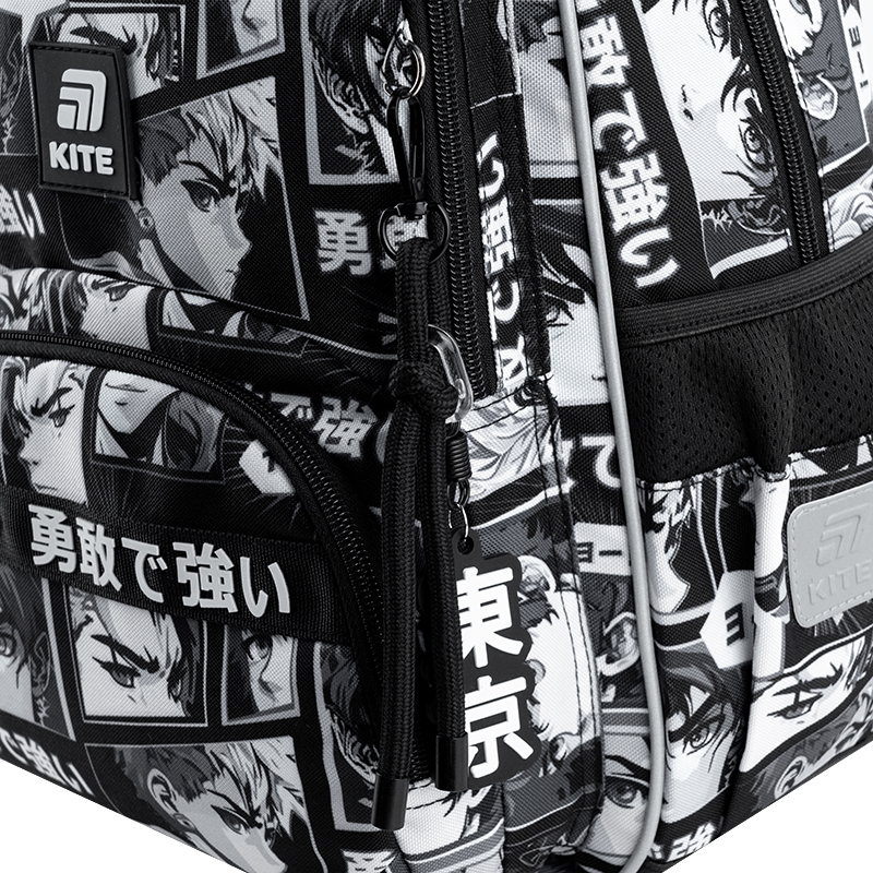 Kite Anime Boy School Backpack – Lightweight & Organized