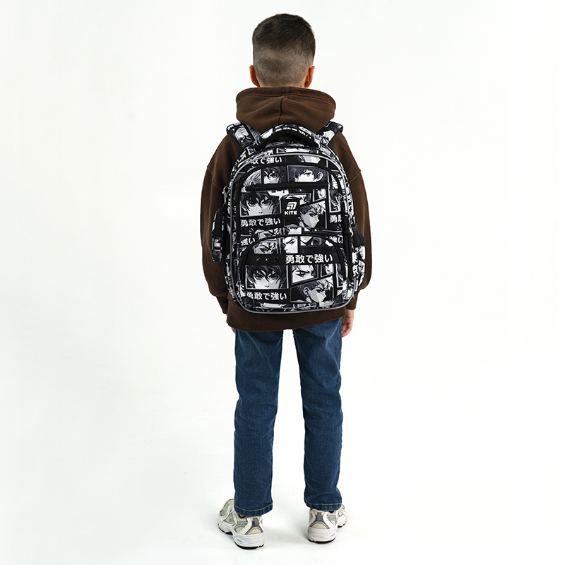 Kite Anime Boy School Backpack – Lightweight & Organized