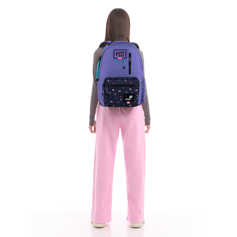 Kite Violet Teen Backpack K25-949L-2 – Lightweight, Smart, and Stylish
