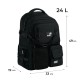 Kite Fear Less XL Teen Backpack – Laptop Pocket, Fits 175 cm+