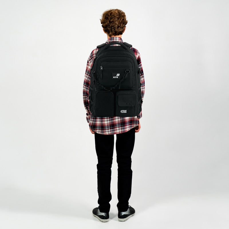 Kite Fear Less XL Teen Backpack – Laptop Pocket, Fits 175 cm+