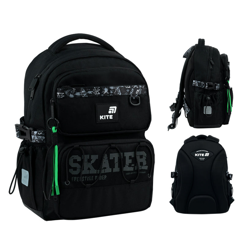 Kite Skater Ergonomic School Backpack for Grades 1-4, Heights 130-145 cm